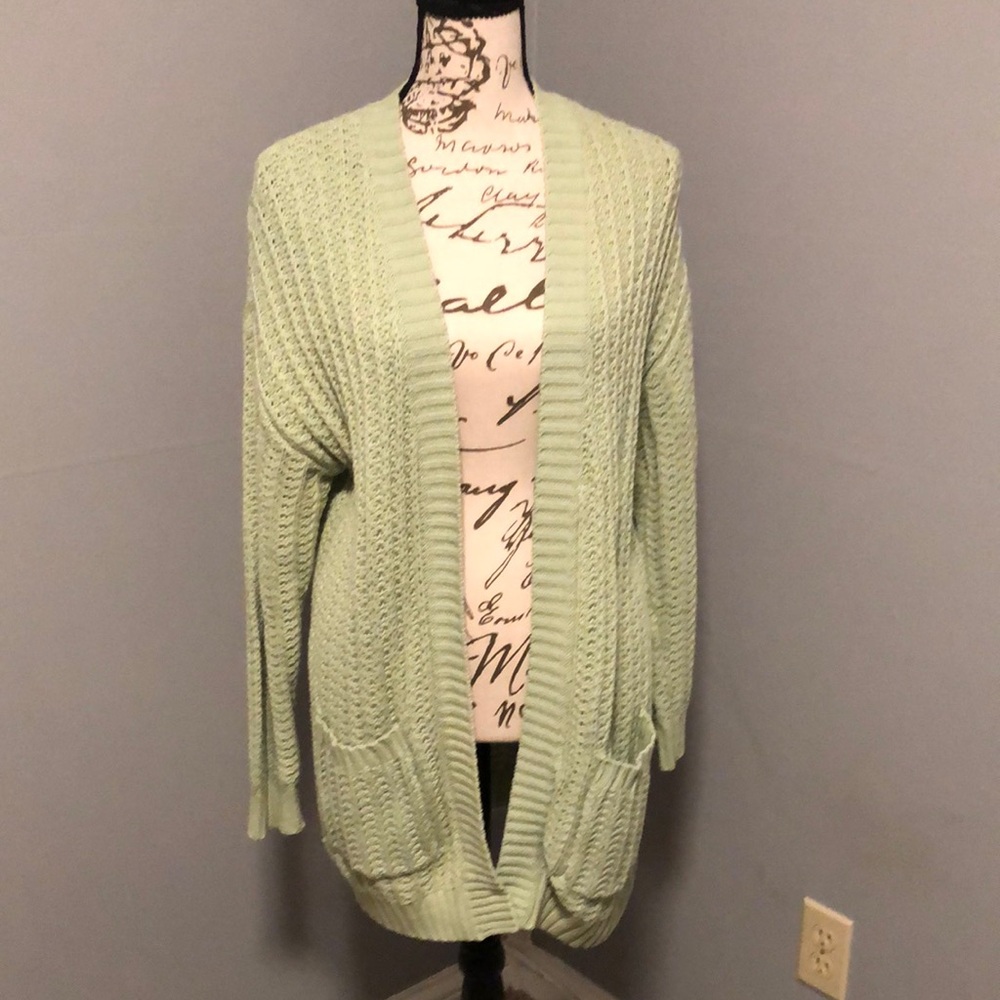 American Eagle Green Cardigan